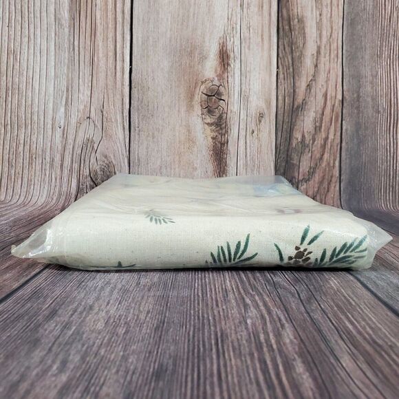 New Daisy Kingdom Dress Homespun Holiday Vintage Ornaments Border 4 Yards Cotton - Picture 6 of 12